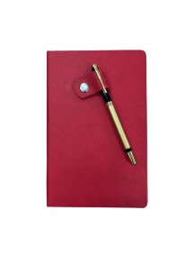 Çıtçıtlı Kalem Tutuculu Termo Deri Sert Kapaklı Promosyon Defter